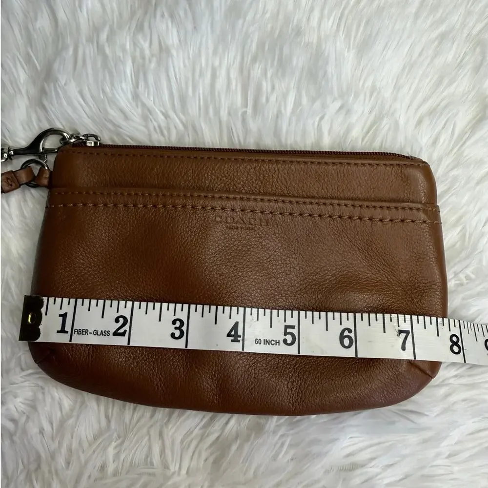 COACH Brown Wristlet